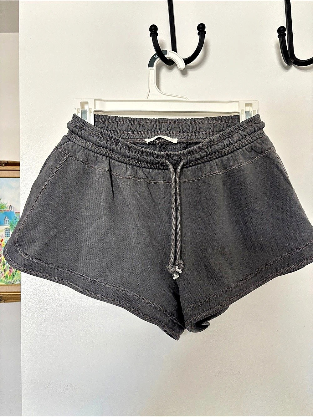 Zara Athletic Shorts Gray Size Medium Like New